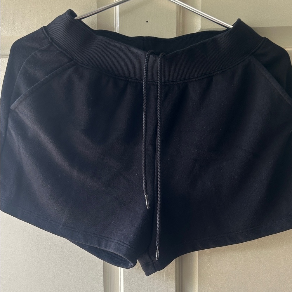 ALO Yoga Black Athletic Drawstring Shorts
